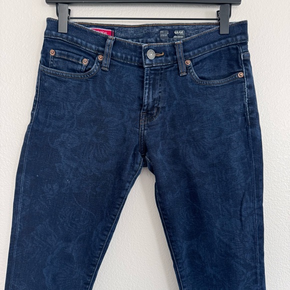 Red Engine Cayenne Floral Skinny Dark Wash Jeans - Picture 3 of 9